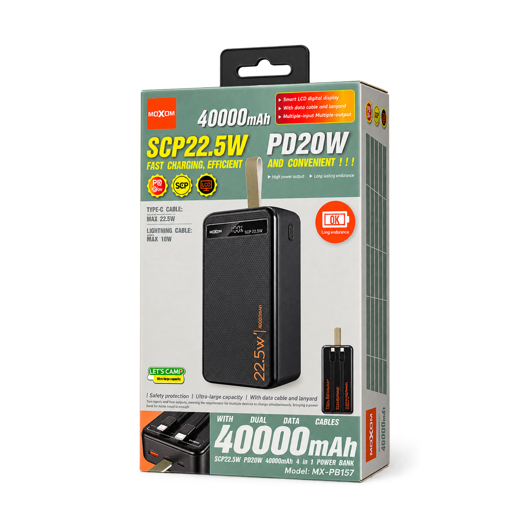 MOXOM 40000mAh 22.5W Power Bank — scp22 03