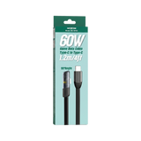 MOXOM 60W Angled Flat USB-C Cable - 1.2m — 90 degree type to type game data 01