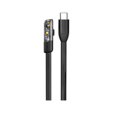 MOXOM 60W Angled Flat USB-C Cable - 1.2m — 90 degree type to type game data 02