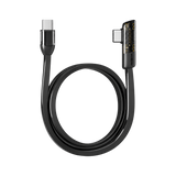 MOXOM 60W Angled Flat USB-C Cable - 1.2m — 90 degree type to type game data 07