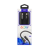 MOXOM MX-CB347 60W USB-C to USB-C Cable - 1m — fast charging purple package 01