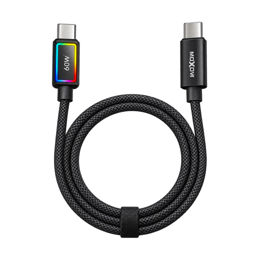 MOXOM MX-CB347 60W USB-C to USB-C Cable - 1m — fast charging purple package 03
