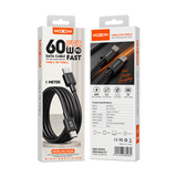 MOXOM 60W USB-C to USB-C Data Cable - 1m — fast type type 02