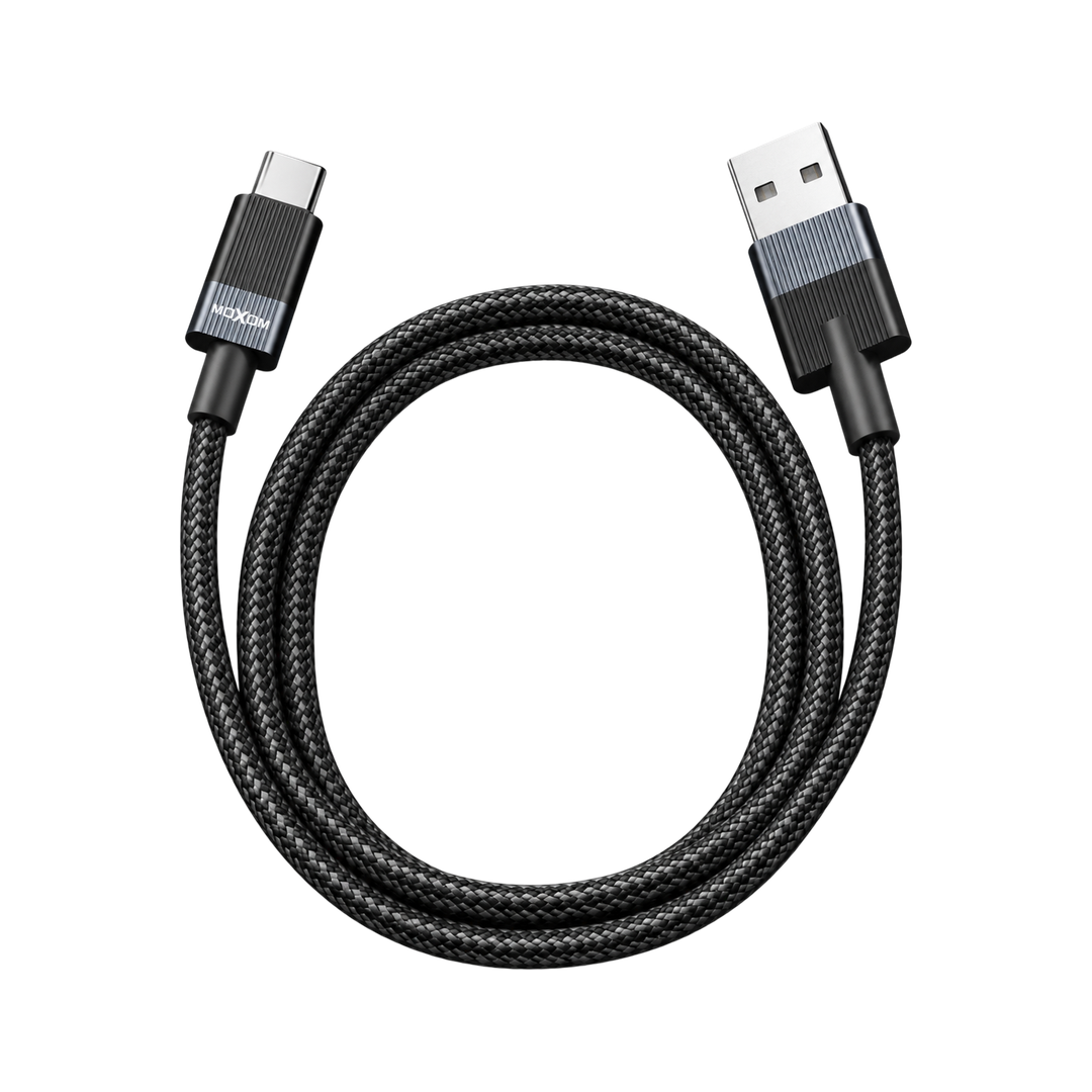 MOXOM 3A USB-A to USB-C Braided Cable — mx cb314 lightning 06