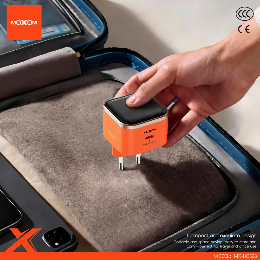MOXOM MX-HC328 45W Fast Wall Charger — 60w type c to lightning 03