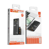 MOXOM MX-PB160 10000mAh Fast-Charging Power Bank with LCD — box front back