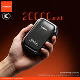 MOXOM MX-PB237 20000mAh Power Bank with Built-in Cable — vivid flash charge 01