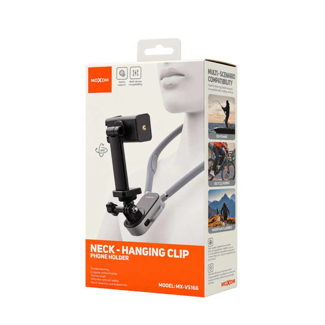 MOXOM Neck-Hanging Hands-Free Phone Holder — 04