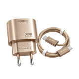 MOXOM 25W PD Wall Charger with 60W USB-C Cable - Gold — pd25w fast type to type 02