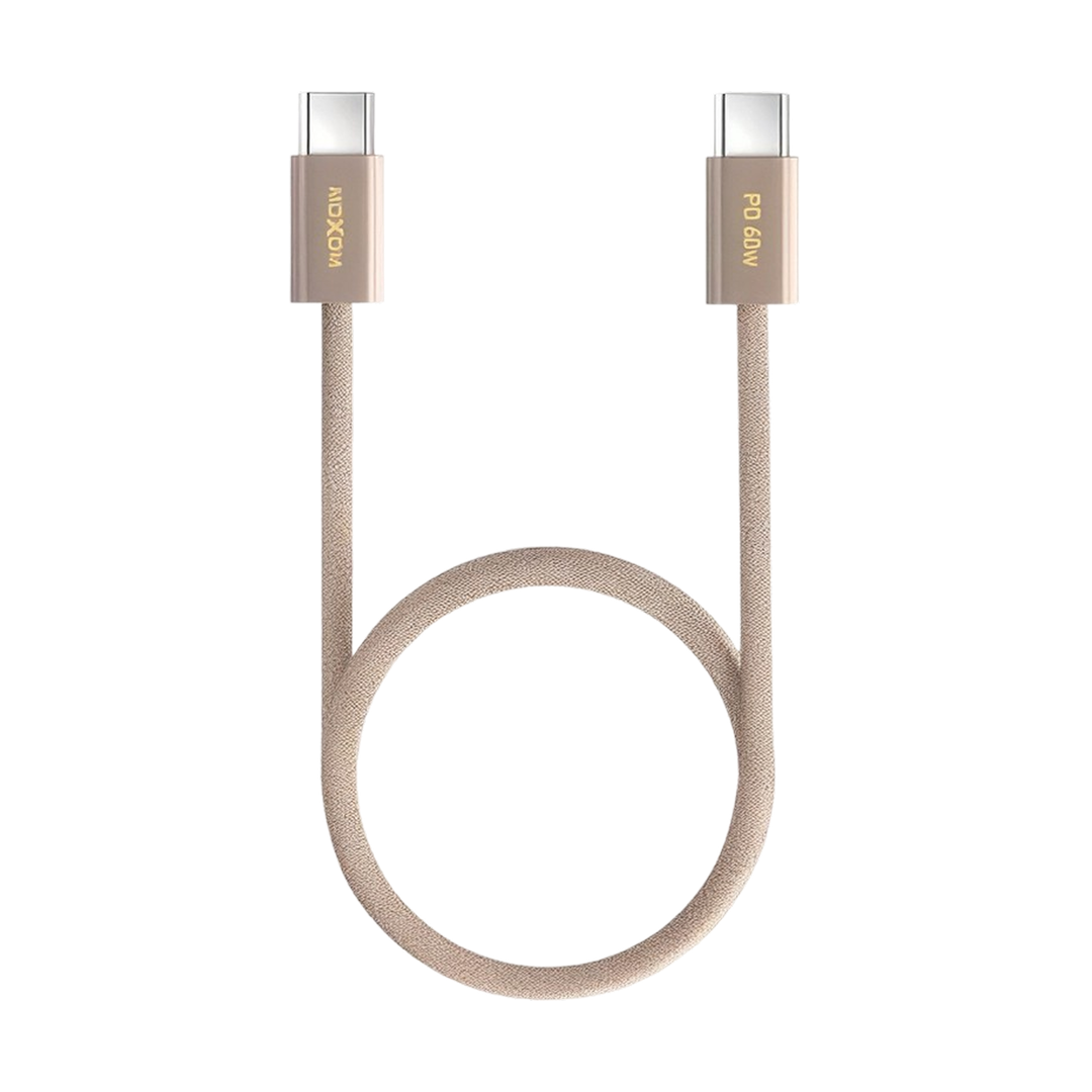 MOXOM 25W PD Wall Charger with 60W USB-C Cable - Gold — pd25w fast type to type 03