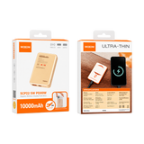 MOXOM MX-PB173 WL 10000mAh Magnetic Wireless Power Bank - 22.5W — scp22 gold packaging front back