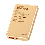 MOXOM MX-PB173 WL 10000mAh Magnetic Wireless Power Bank - 22.5W — scp22 gold rear angle