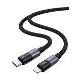 MOXOM MX-CB386 36W USB-C to Lightning Cable — black connectors