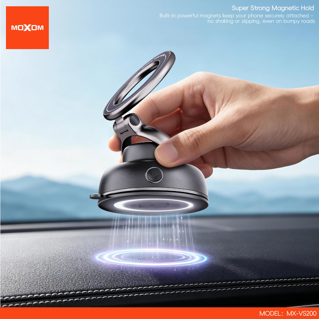 MOXOM MX-VS200 Magnetic Phone Holder — zinc alloy adjustable 04