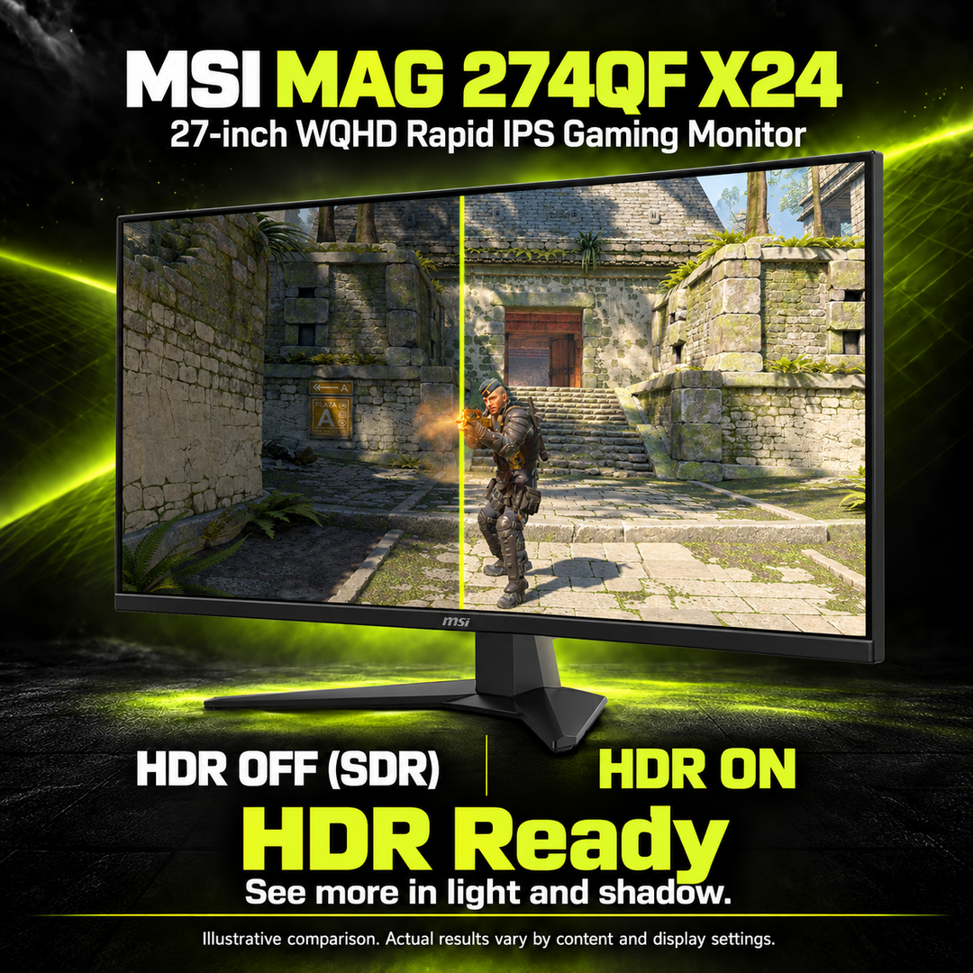 MSI MAG 274QF X24 27-Inch WQHD Rapid IPS Gaming Monitor - 240Hz — 07