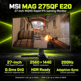 MSI MAG 275QF E20 27-Inch WQHD Rapid IPS Gaming Monitor - 200Hz — 06