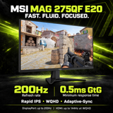MSI MAG 275QF E20 27-Inch WQHD Rapid IPS Gaming Monitor - 200Hz — 08