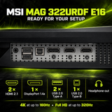 MSI MAG 322URDF E16 31.5-Inch 4K UHD Rapid IPS Gaming Monitor - 160Hz — 09