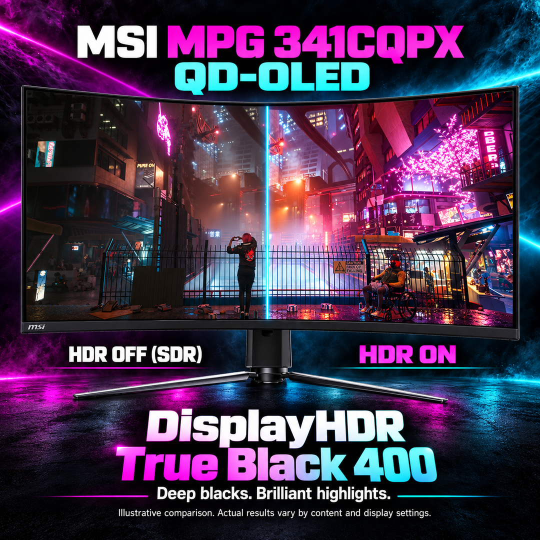 MSI MPG 341CQPX 34-Inch QD-OLED Ultrawide Curved Gaming Monitor - 240Hz — 07