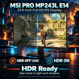 MSI PRO MP243L E14 23.8-Inch Full HD IPS Monitor - 144Hz — 07