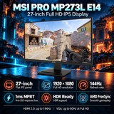 MSI PRO MP273L E14 27-Inch Full HD IPS Monitor - 144Hz — 06