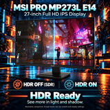 MSI PRO MP273L E14 27-Inch Full HD IPS Monitor - 144Hz — 07