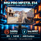 MSI PRO MP273L E14 27-Inch Full HD IPS Monitor - 144Hz — 08