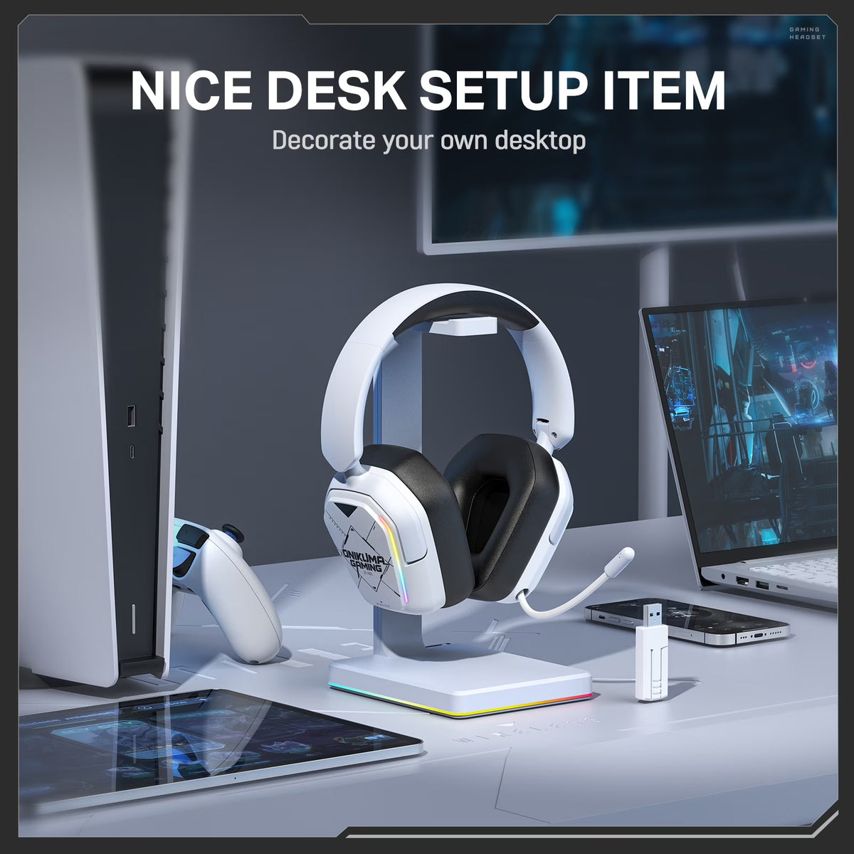 ONIKUMA GT883 4-Mode Wireless Gaming Headset — 08