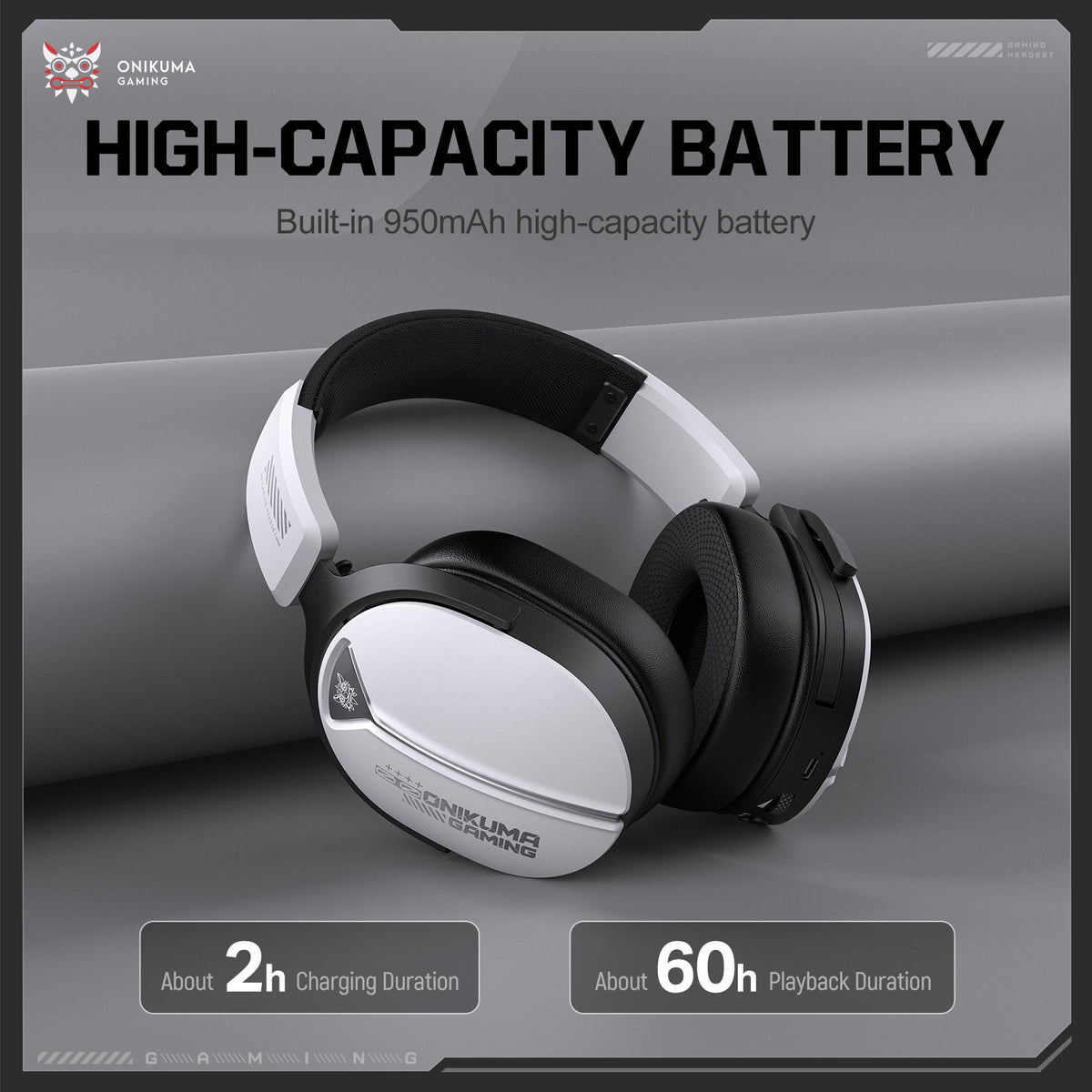 ONIKUMA GT887 4-Mode Wireless Gaming Headset — 08