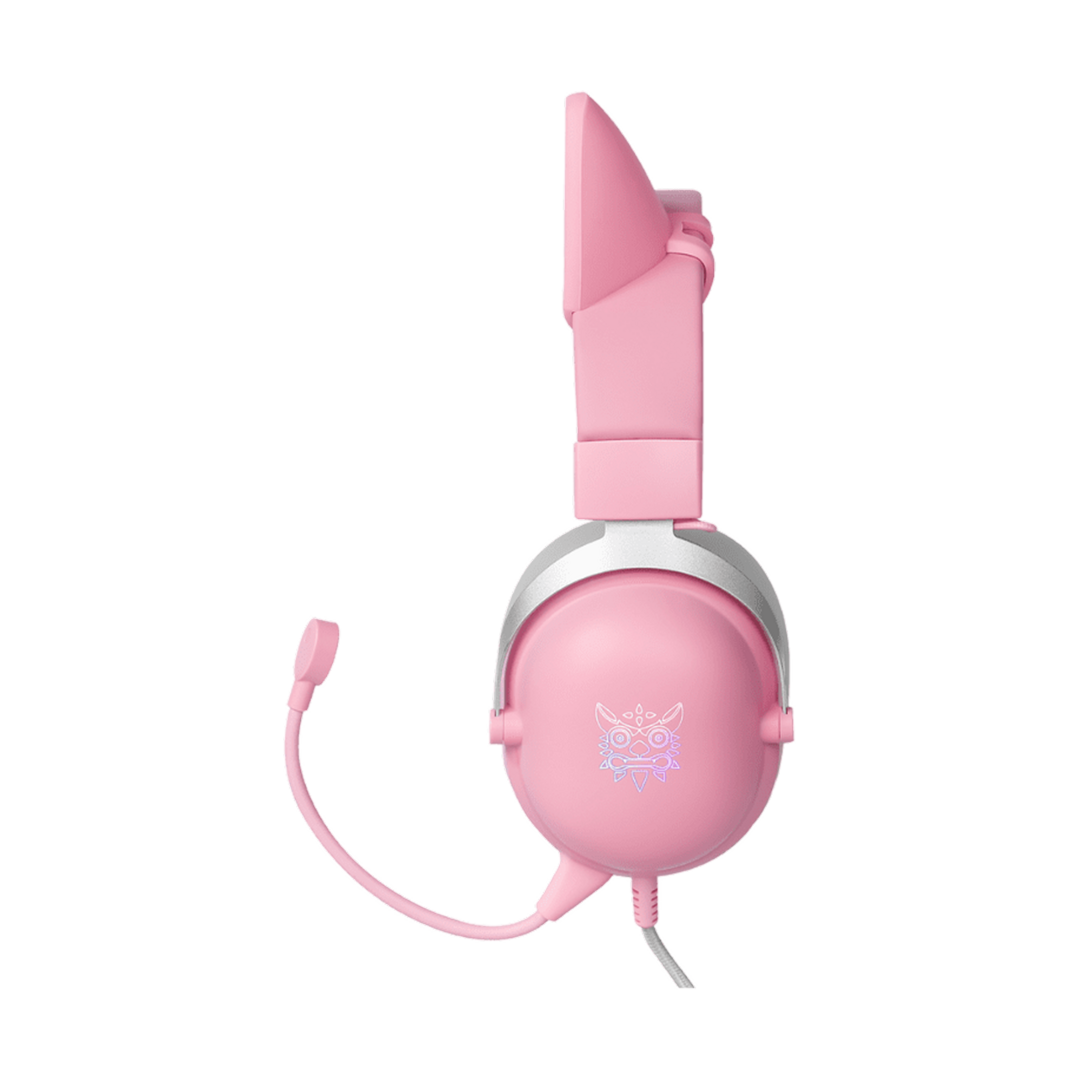 ONIKUMA X11 Cat Ear Wired Gaming Headset - Pink — 01