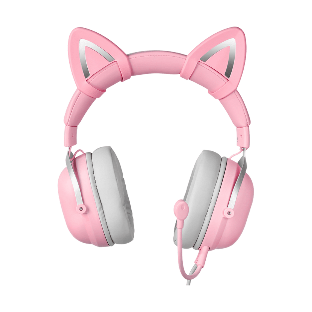 ONIKUMA X11 Cat Ear Wired Gaming Headset - Pink — 02