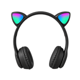 P47M RGB Cat Ear Wireless Headphones — black 01