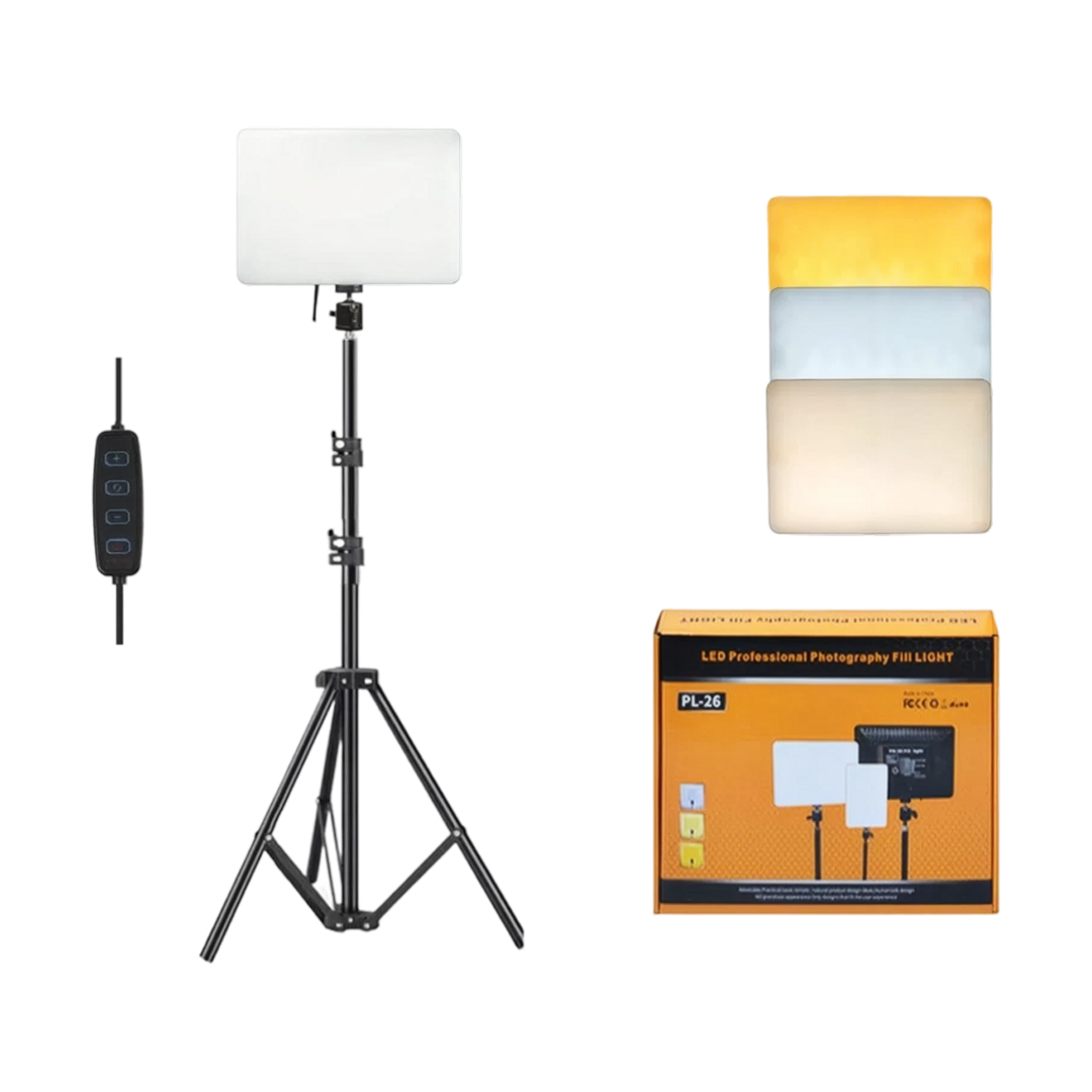 PL-26 LED Photography Panel Light with LCD Dimming — 02