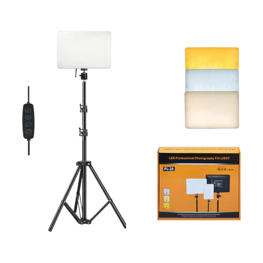 PL-26 LED Photography Panel Light with LCD Dimming — 02