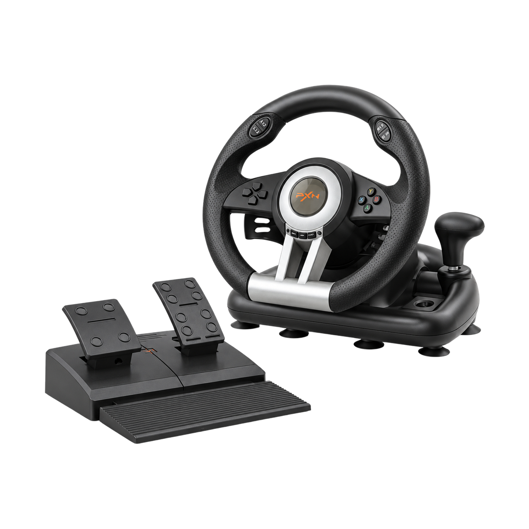 PXN V3 Pro Racing Wheel with Pedals - 180 Degrees — 01