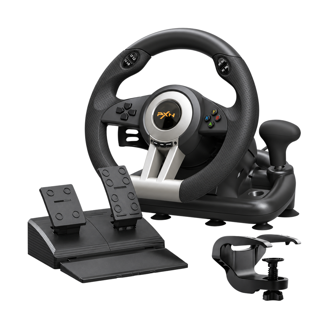 PXN V3 Pro Racing Wheel with Pedals - 180 Degrees — 02
