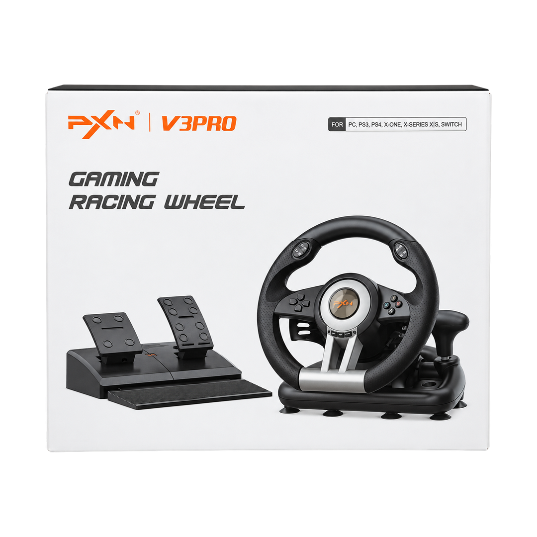 PXN V3 Pro Racing Wheel with Pedals - 180 Degrees — 07