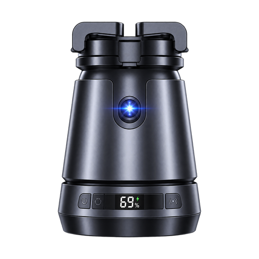 Q05 Face-Tracking Phone Holder with Magnetic Charging — black front