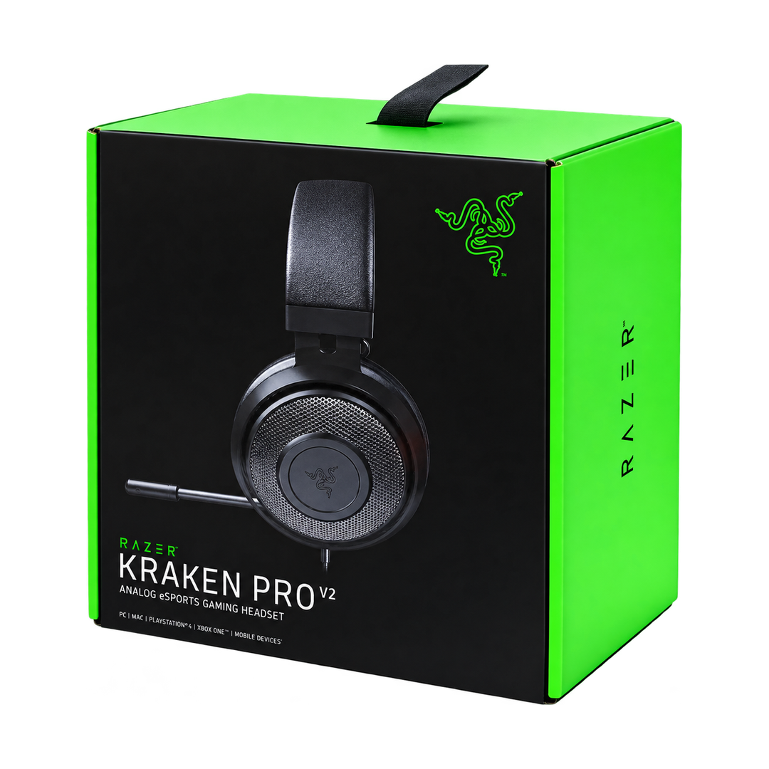 Razer Kraken Pro V2 Wired Gaming Headset — front