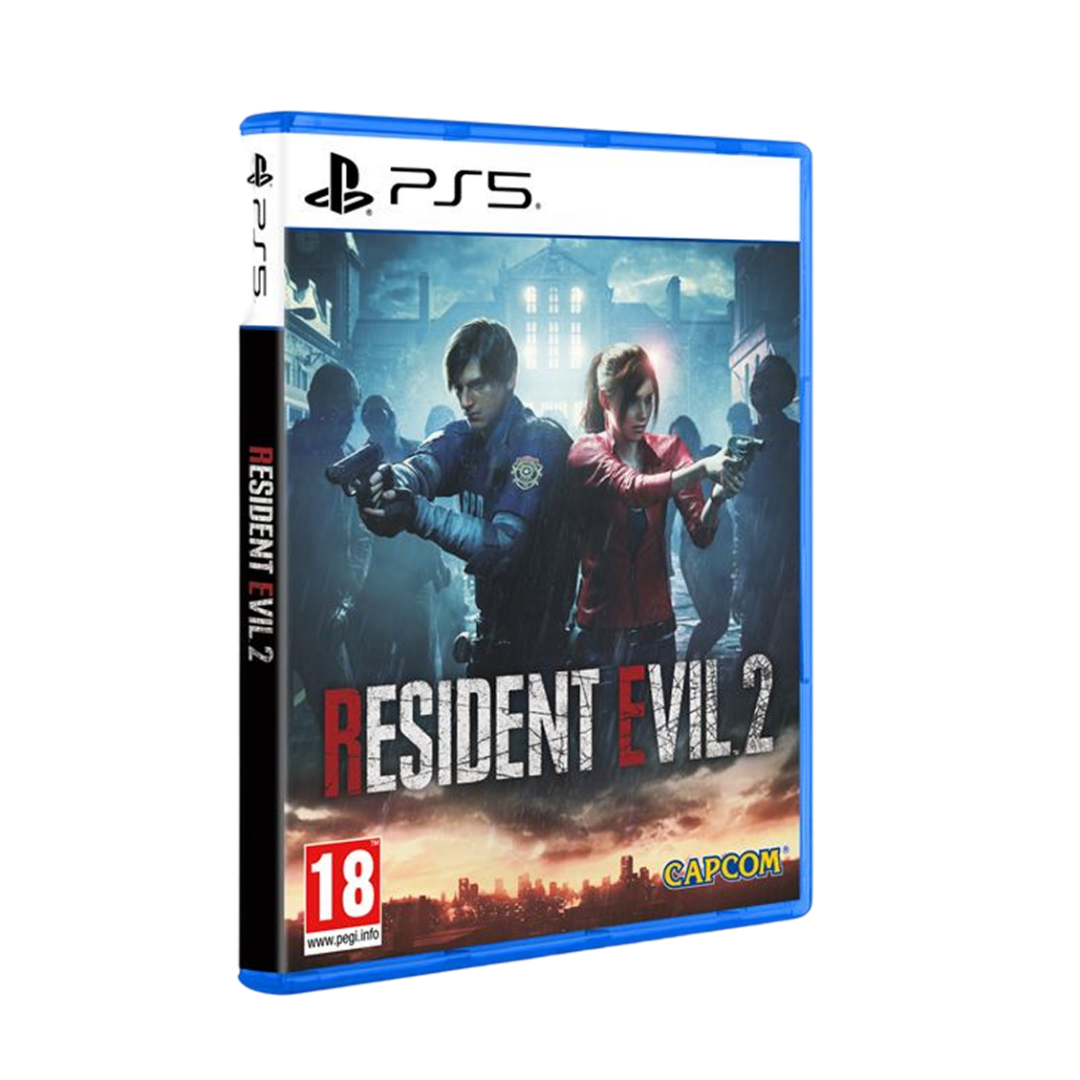 Resident Evil 2 - PS5 — angled case