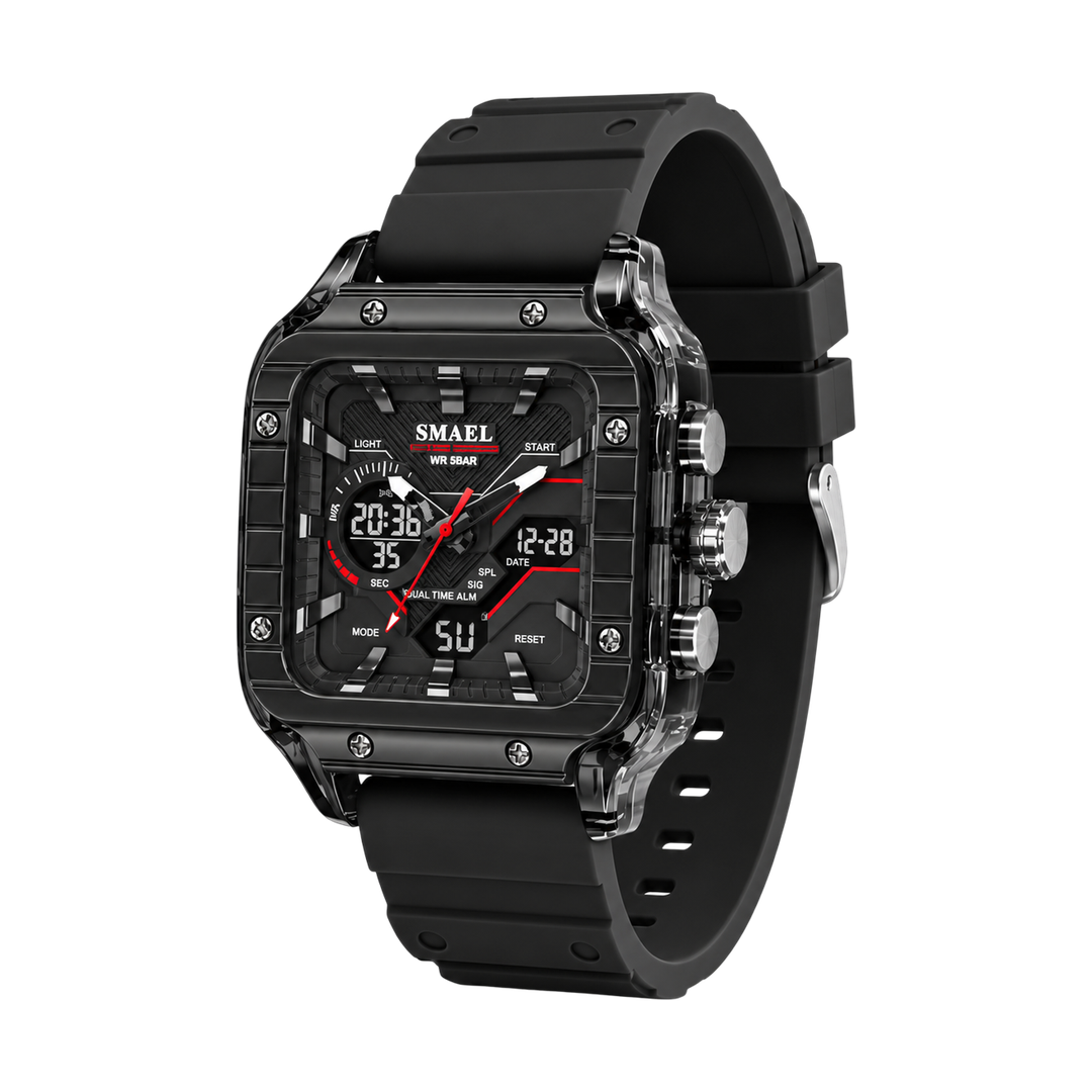 SMAEL Sport Watch - Black — 02