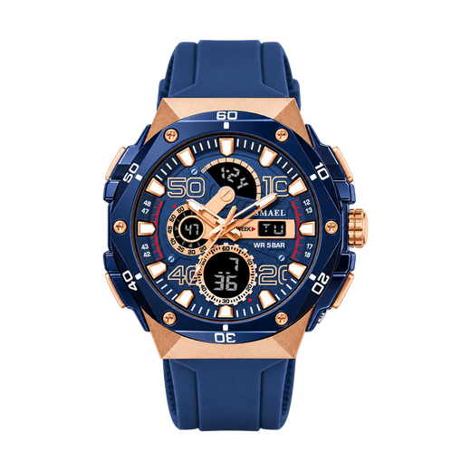 SMAEL Sport Watch - Navy Blue — 01