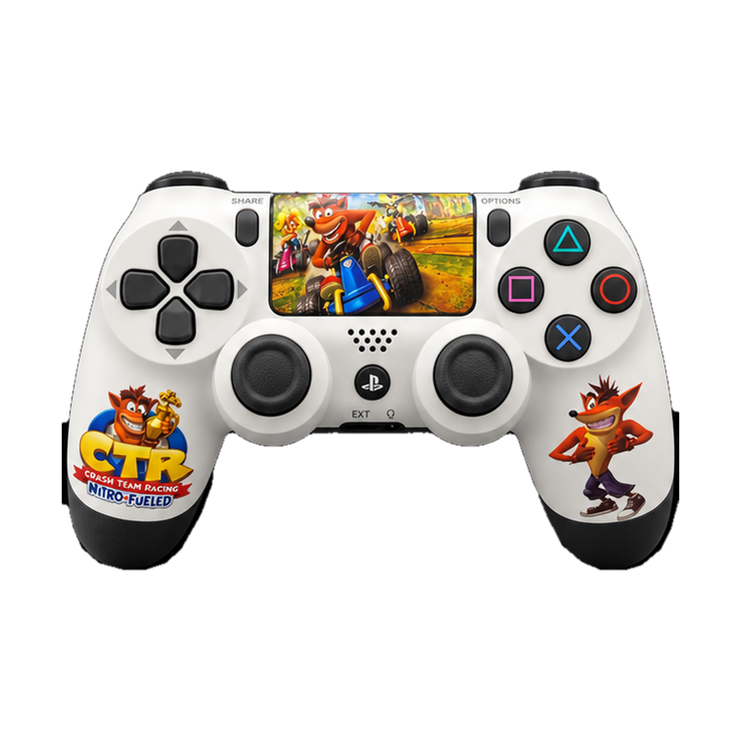 Sony DualShock 4 Wireless Controller - Crash Team Racing White — 01