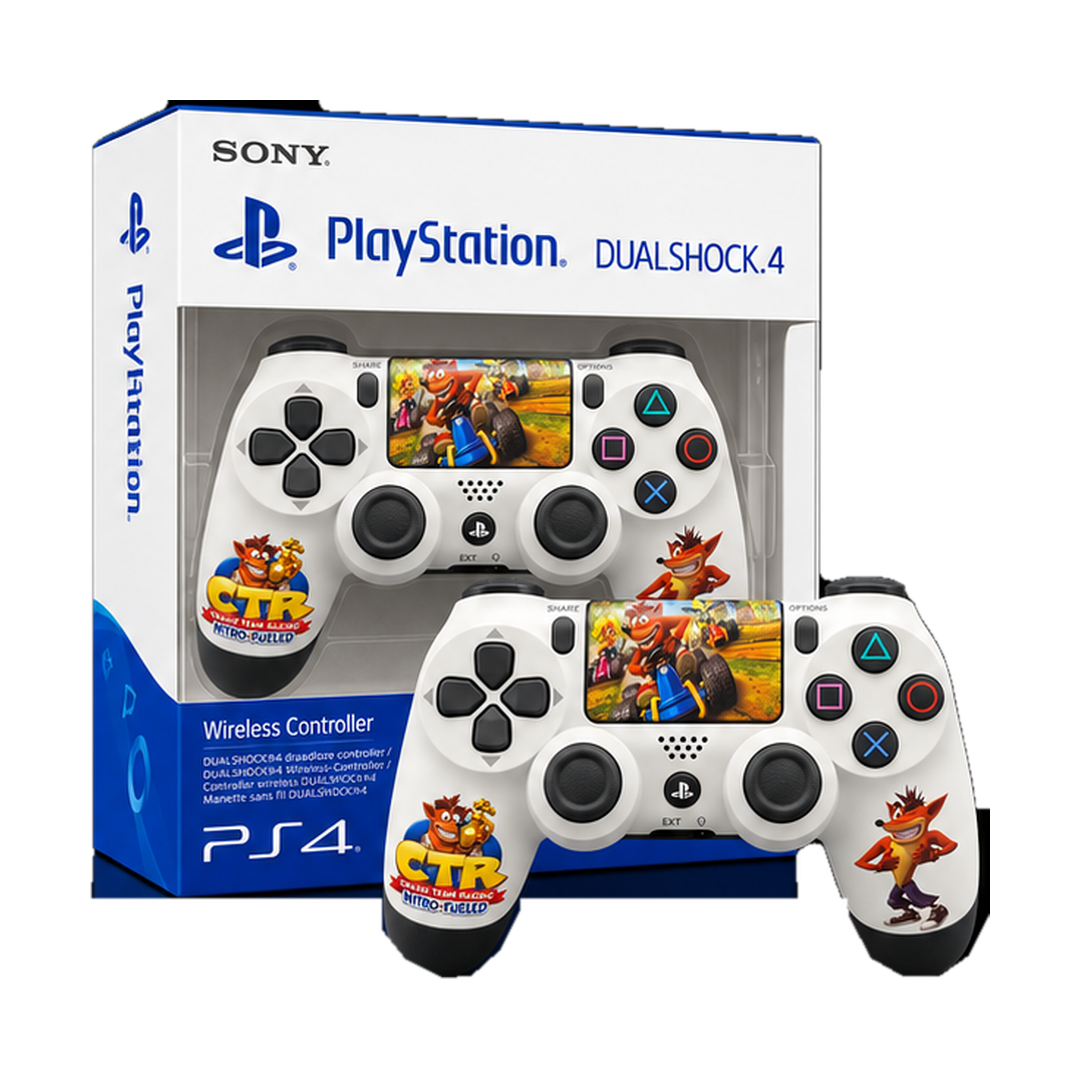Sony DualShock 4 Wireless Controller - Crash Team Racing White — 04