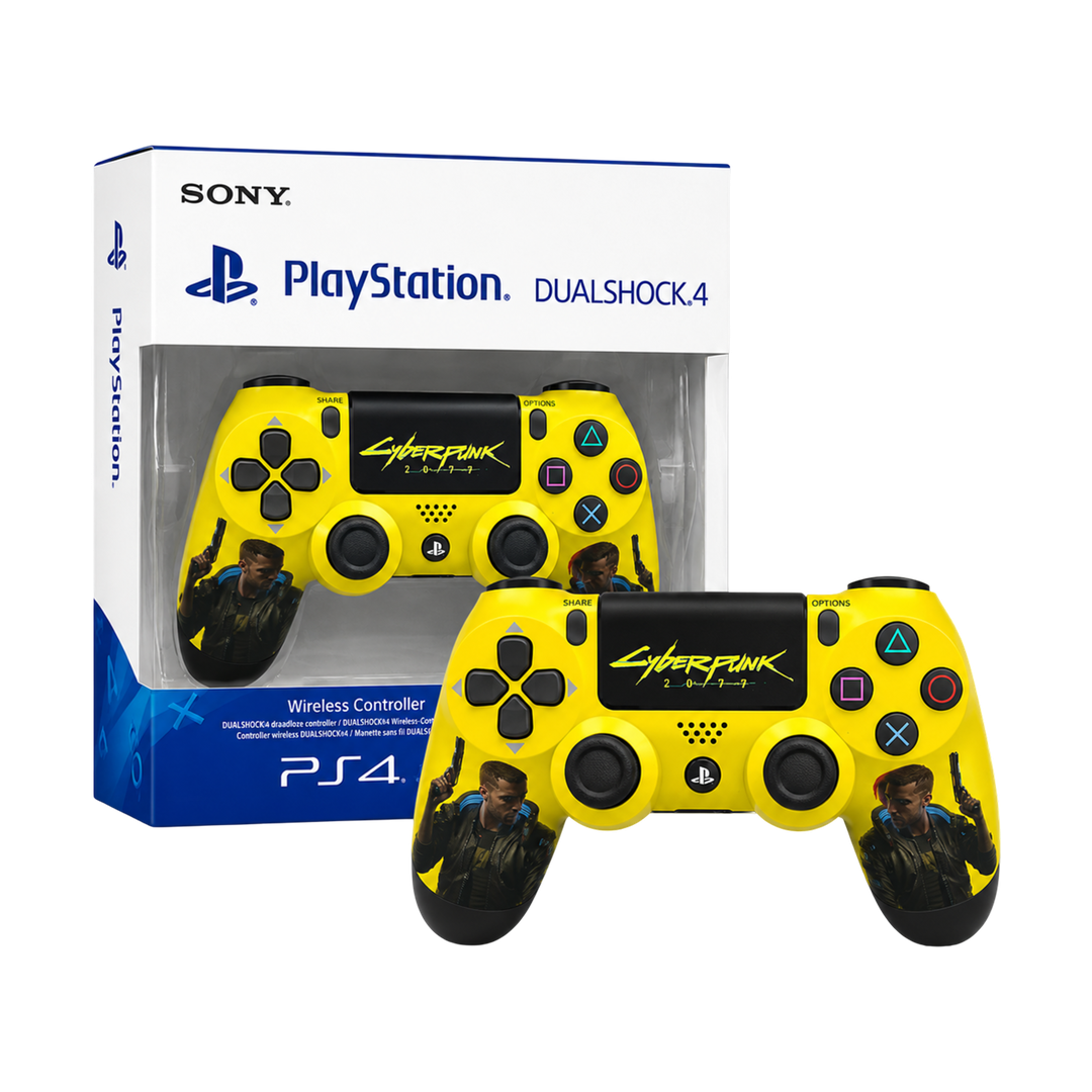 Sony DualShock 4 Wireless Controller - Cyberpunk 2077 Yellow — 01