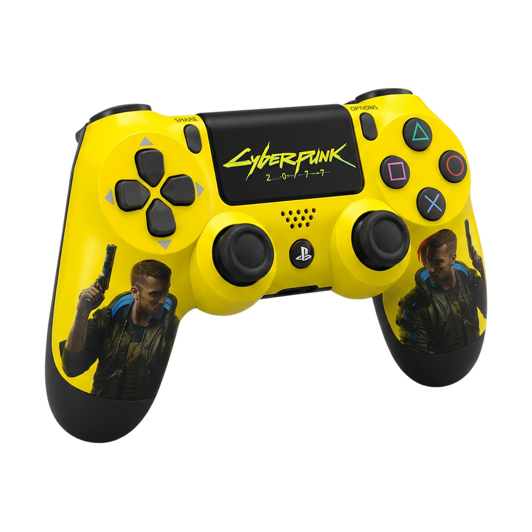 Sony DualShock 4 Wireless Controller - Cyberpunk 2077 Yellow — 02