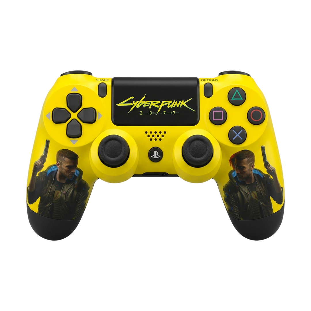Sony DualShock 4 Wireless Controller - Cyberpunk 2077 Yellow — 03