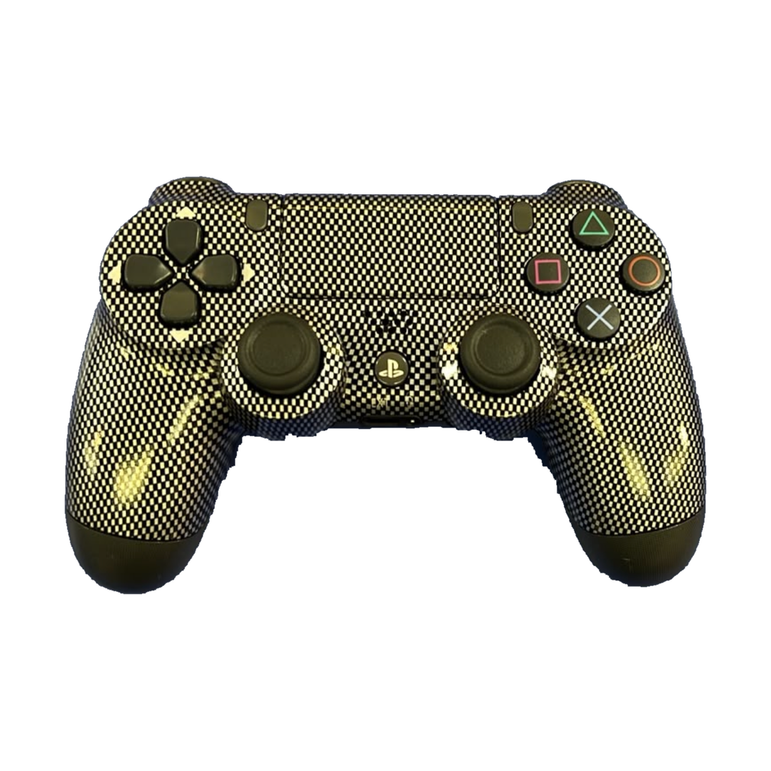 Sony DualShock 4 Wireless Controller - Gold Carbon Fibre — 01