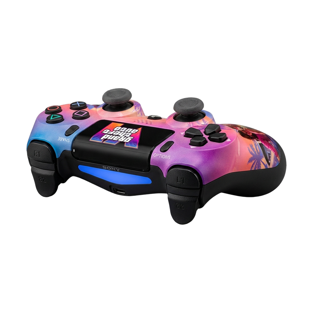 Sony DualShock 4 Wireless Controller - Grand Theft Auto VI Pink — 02