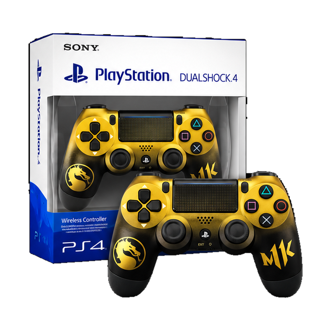 Sony DualShock 4 Wireless Controller - Mortal Kombat Black and Gold — 04
